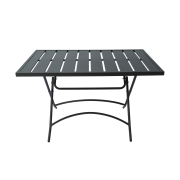 120*80 cm Metalowy składany stolik prostokątny